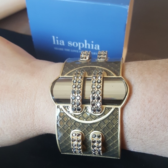 Lia Sophia Jewelry - Lia Sophia Kiam Brace. Lge Ctr. GEM